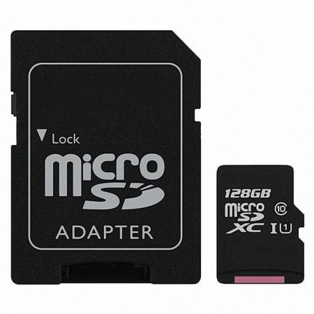 Карта памяти MICRO SD 128GB "Cyber Memory" (подарок)