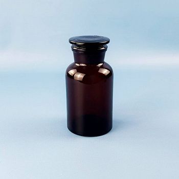 Склянка (штанглас) 5drops, 500 мл, темное стекло, с притёртой пробкой, широкое горло