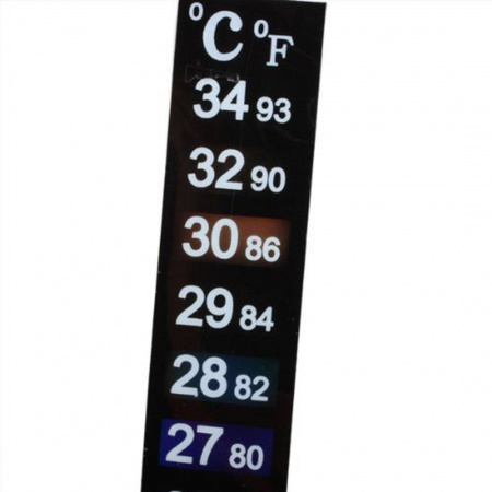 Термометр жидкокристаллический самоклеющийся 18-34 °C