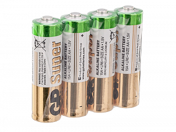 Комплект батареек GP AA "Super Energy" 4шт/уп 1.5V