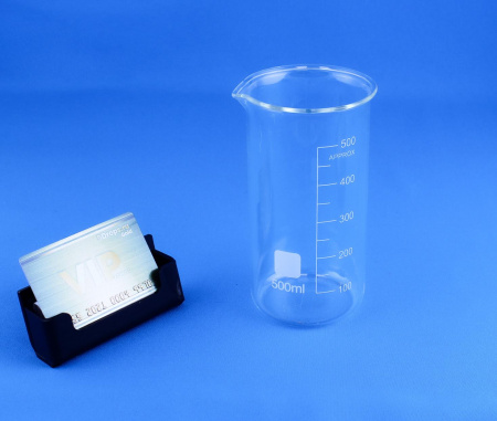 Стакан лабораторный высокий 5drops В-1-500, 500 мл, стекло Boro 3.3, градуированный
