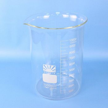 Стакан лабораторный низкий Н-1-10000, 10000 мл, градуированный