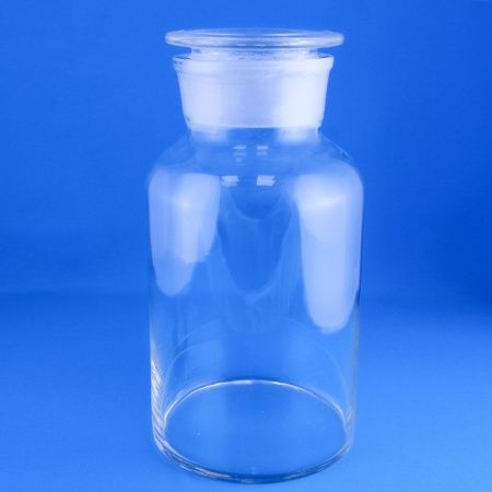 Склянка (штанглас) 5drops, 5000 мл, светлое стекло, с притёртой пробкой, широкое горло