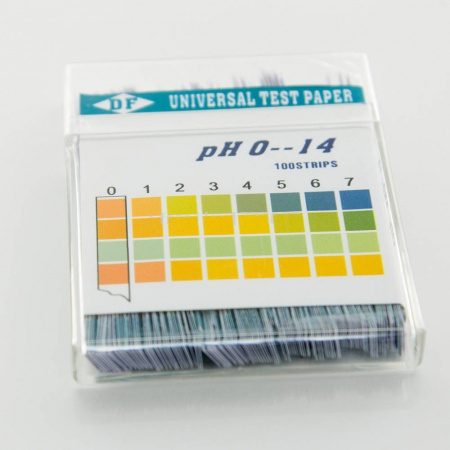 Индикаторная бумага четырёхцветная универсальная - 400 полосок в упаковке рН 0-14