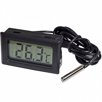 Цифровой термометр с выносным датчиком температуры "Long-10", -50 - 110 C