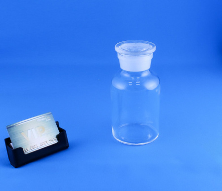 Склянка (штанглас) 5drops, 500 мл, светлое стекло, с притёртой пробкой, широкое горло