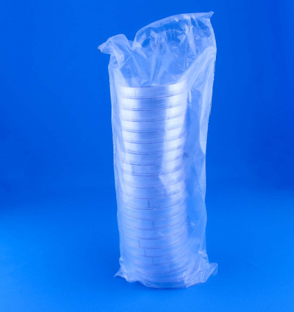 Чашка Петри, 90/14 мм, стерильная, 2 секции, полистирол, RU, 20 шт/упак