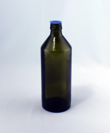 Бутыль БТ-4-500 стеклянная оливкового цвета 500 мл, с прокладкой и КПВ