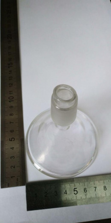 Воронка стеклянная лабораторная d = 80 мм со шлифом 19/26 мм