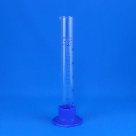 Цилиндр мерный 3-50-2, 50 мл, с пластиковым основанием