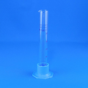 Цилиндр мерный 3-25-2, 25 мл, с пластиковым основанием