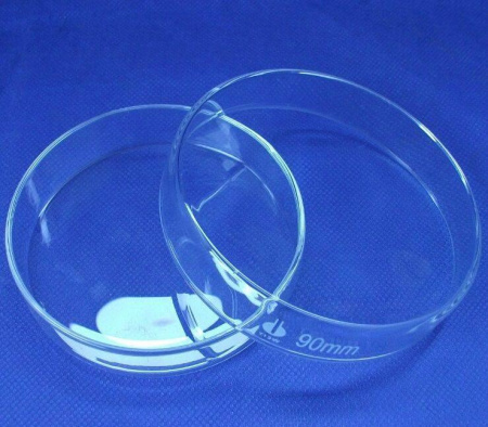 Чашка Петри, 90/18 мм, нестерильная, стекло Boro 3.3, 10 шт/упак