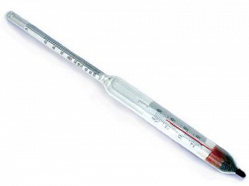 Ареометр-Гидрометр с термометром для этиленгликоля АЭГ 20...100%