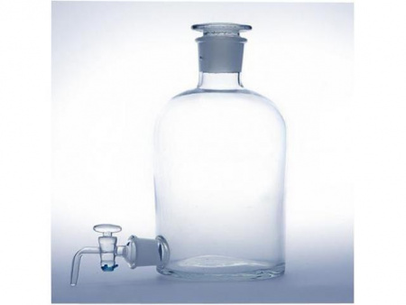 Склянка для реактивов с краном (бутыль Вульфа), 2500 мл