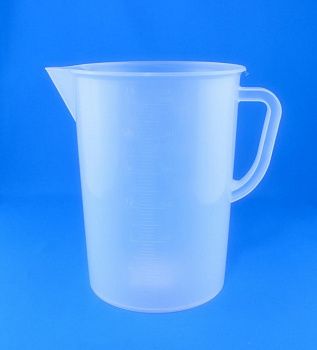 Мензурка (Стакан) с ручкой, 3000 мл, полипропилен