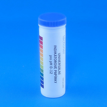 Индикаторная бумага универсальная - 100 полосок в тубе pH 0-12, Ч