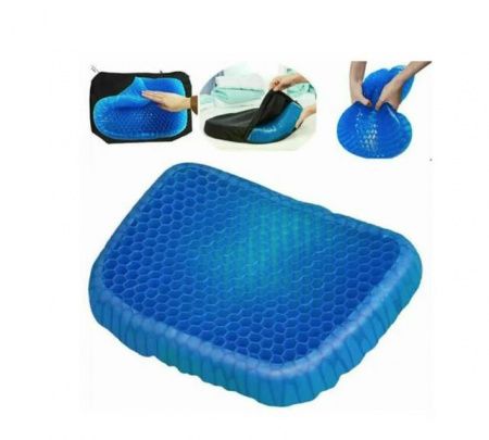 Автомобильная ортопедическая гелевая подушка на сиденье "OrthoGel Pad" (подарок)