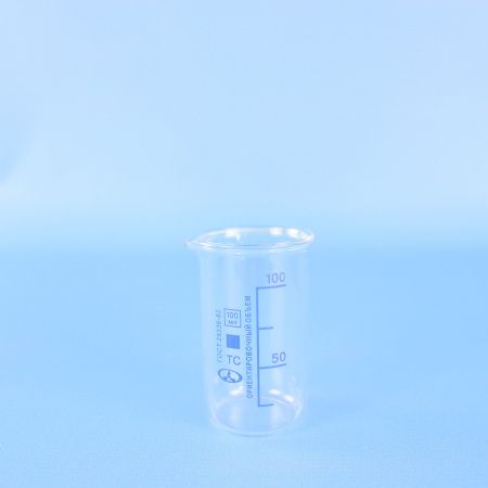 Стакан лабораторный высокий В-1-100, 100 мл, градуированный