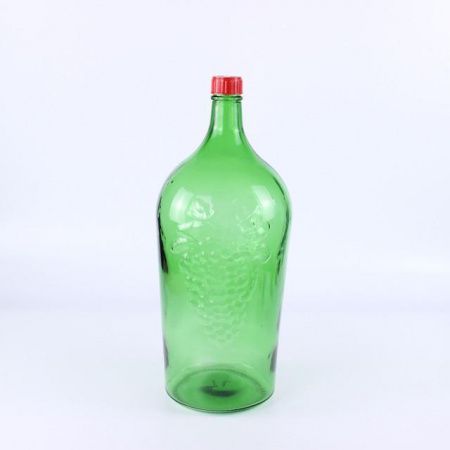 Бутыль винная 7 литров "ПУЗАН", зеленое стекло