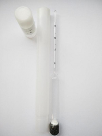 Ареометр спиртометр "White Alco" 0-30% в белом тубусе